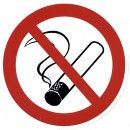 Aufkleber 200 mm Durchmesser Rauchen verboten, Folie selbstklebend 