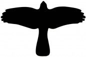 selbstklebender Aufkleber Vogelschutz schwarz, Höhe 230 mm, Breite 350 mm 
