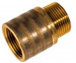 VIEGA Hahnverlängerung 1" x 30 mm 357191, Mod. Nr. 3525, Rotguss blank 