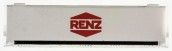 RENZ Namenschildabdeckung 97-9-82046 für Tastenmodule, 62 mm breit, 15,5 mm hoch 