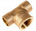 VIEGA Lötfitting T Stück 94130G 15x1/2' 102401, Lötanschl. Abgang Rp Innengew.