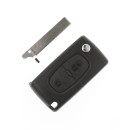 Funkschlüssel Leergehäuse 2T OB 2361 Profil VA2, für PSA Renault Citroen 