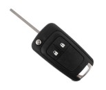 Funkschlüssel Leergehäuse 2T 6505 Profil HU100, für Opel Autoschlüssel 