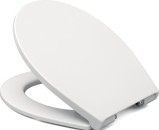 Duroplast WC Sitz base pro weiß mit Nylonscharnier mit Absenkautomatik, 