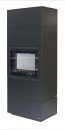 Wamsler Kaminofen Modulo 70/180 G schwarz, 6 KW, G001146080 