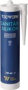 TECWERK Sanitär-Silikon weiß 310 ml. Kartusche, 310 ml. 