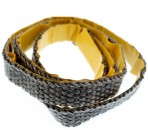 ISO Glasband 20x2 mm flach, 2 Meter, schwarz, selbstklebend, 21.06.512.7 