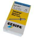 Paket 75 Stück Edelstahl PolyGrip® Blindnieten, Klemmbereich 1,0- 6,5 mm 