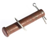 Bolzen mit Splint für die Befestigung der Kolbenstange am Kolben 