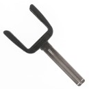 KEYLINE Autoschlüssel KI22U vorgerichtet für Transponder, KIA, Profile E,HK,K,KE, 