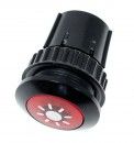 RENZ LED Lichtknopf 97-9-85265 12-24 V Ausstanzung 16 oder 21 mm, Rand schwarz 