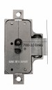 MLM Drehstangenschloss 700-30 links für Bartschlüssel, vernickelt, 147000302 