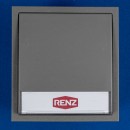 RENZ Tastenmodul 97-9-85269 grau Farb Nr. 7039 mit 1 Klingeltaster 