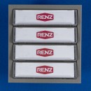 RENZ Tastenmodul 97-9-85272 grau Farb Nr. 7039 mit 4 Klingeltaster 