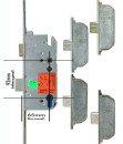 GU Mehrfachverriegelung Secury MR4, 92mm Entfernun, 65 mm Dorn, 20 mm Stulp, 