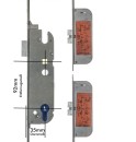 GU Mehrfachverriegelung Secury Automatik Automatic, 92 mm Entfernung, 35 mm Dorn, 