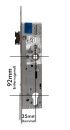 BKS Rohrrahmenschloss B-19160-00-U-8 92 mm Entfernung, 35 mm Dorn, Stulp 