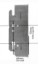 KFV Reparatur Hauptschloss Set RB1000SL 72 mm Entfernung, 65 mm Dorn, 10 mm Nuss 