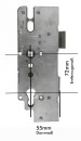 KFV Ersatz Hauptschloss HS8772, 72 mm Entfernung, 55 mm Dorn, 8 mm Nuss, 