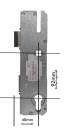 Schüring Reparatur Hautpschloss 92 mm Entfernung, 45 mm Dorn, 10 mm Nuss, 