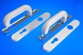 Schüring FexDesign Drückergrt. 21814103 mit Innenschild weiss, 35 mm breit 