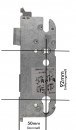 GU Hauptschlosskasten K-20046-GF-0-1 92 mm Entfernung, 50 mm Dorn, für 