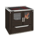 Wamsler Vollherd W3-90 braun RA links, mit geschliffener Stahlplatte 