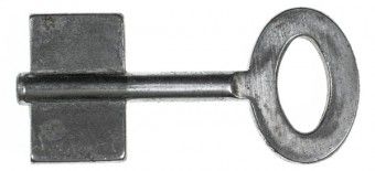 KROMER NOVUM Stahlschlüsselrohling Halm 5,2 mm, Bartbreite 16 mm, Gesamtlänge 