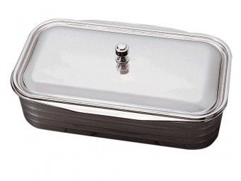 Wasserschiff zu K 85 F aufgesetzt mit Deckel aus Edelstahl, 3,5 Liter