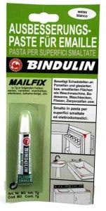 BINDULIN Mailfix Emaille Ausbesserungs- paste, M3, weiss, 6,5 gramm / 5,6 ml 