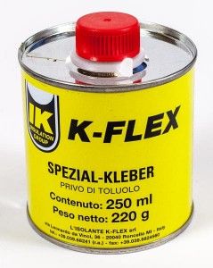 K-Flex PE- und Kautschuk Kleber 250 ml. Pinseldose Kälte/Solar 