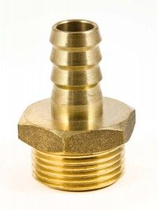 Geka® Plus 1/3 Schlauchverschraubung 3/4" AG, 1/2" Schlauch LW 13 mm 