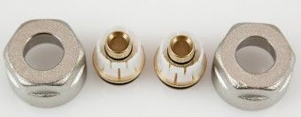 SIMPLEX Klemmverschraubung Set A3,F11404 14x2,0 mm x 3/4" I Eurokonus, Messing 