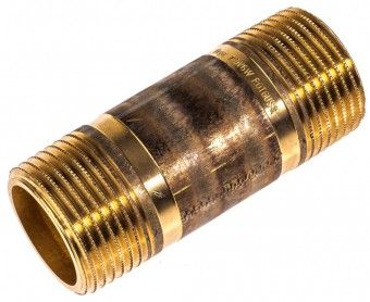 VIEGA Langnippel  1/2' x 80 mm 267322, Mod. Nr. 3530, Rotguss blank 