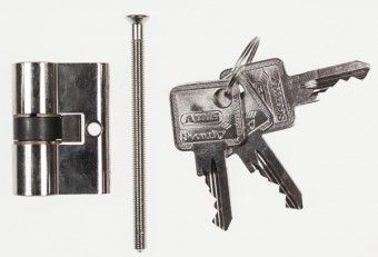 ABUS Profilzylinder C 42 N BL 21/21 mit 3 Stiftzuhaltungen und 3 Schlüsseln 