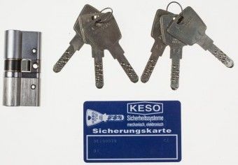 KESO 2000S Profil-Doppelzylinder 30/35 21.929/35/30 Duplo beidseitig 