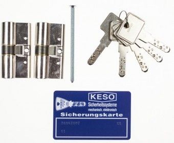 KESO 10 RS Profilzylindersatz 2 Profildoppelzylindern 