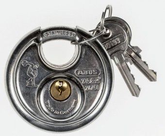 ABUS Diskus Hangschloss 23/60 mit 2 Schlüsseln 