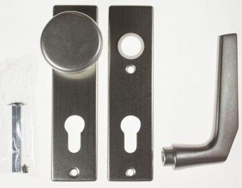 ALU Wechselgrt. Kurzschild PZ gelocht F 2 eloxiert, 72 mm Entfernung 