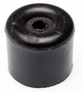 Gummi Türpuffer schwarz 30 mm Durchmesser, 34 mm hoch 