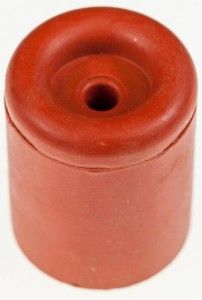 Gummi Türpuffer rot 40 mm Durchmesser, 50 mm hoch 