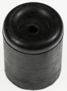 Gummi Türpuffer schwarz 40 mm Durchmesser, 50 mm hoch 