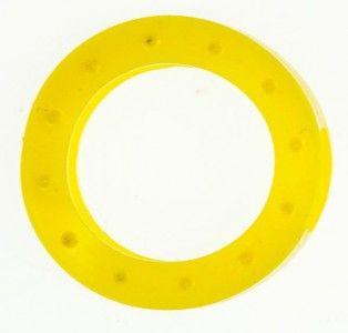 Schlüsselkennring 23 mm Durchmesser für kleine Schlüsselköpfe, gelb 
