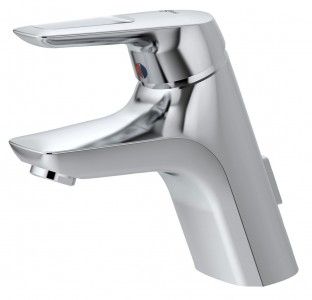 CERAMIX Blue Waschtisch Einhebelmischer A5646AA, chrom. mit Zugknopf Ablaufgrt. 