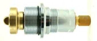KWC Oberteil Z.530.340.000, ganzchrom Flachtellerventiloberteil M 25 x 1,25 