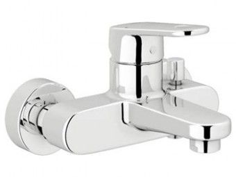 EUROPLUS 33553002 Wannenfüll- und Brause Einhebelmischer, chrom 
