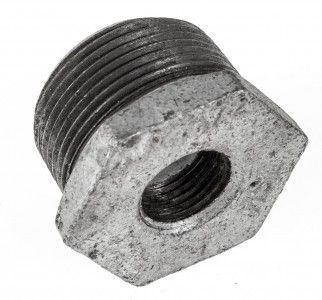 Temperguss verz. Reduzierstück # 241, 5/4 x 3/8', Aussen/Innengewinde 