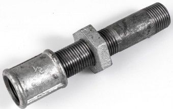 Temperguss verz. Langgewinde # 5 b, 1/2" 