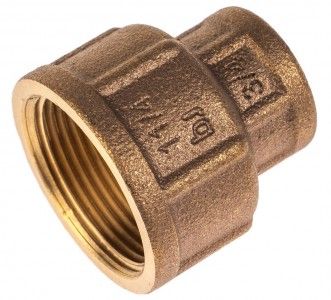 VIEGA Reduziermuffe 1 1/4 x 3/4' 266431, Modell Nr. 3240, Rotguss blank 