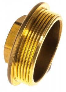 VIEGA Stopfen Rotguss 2' 322151, Modell Nr. 3290, mit Rand 